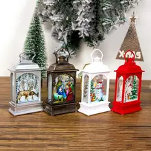 Рождественская светодиодная лампочка, батарея, ночник Рождественский елочный орнамент, рождественские украшения для дома, год, подарок для детей