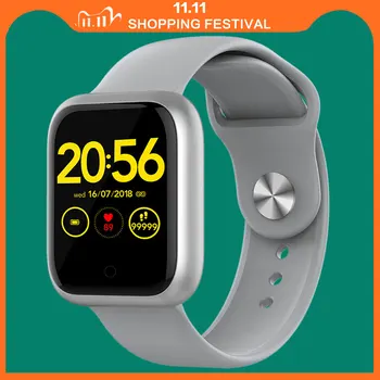 

2020 Fashion Women Men Smart Watch Heart-Rate Blood-Pressure Fitness-Tracker Pedometer Waterproof Smartwatch For Android iOs