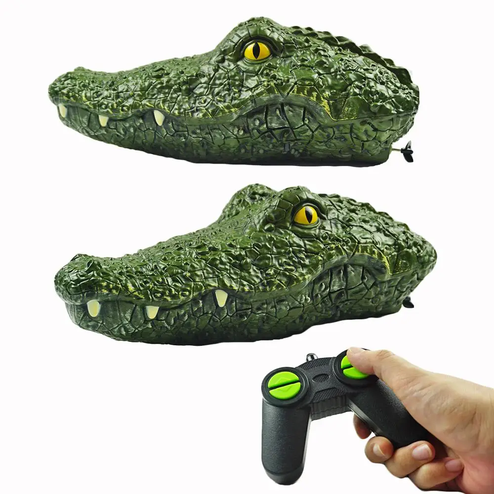 

2.4G Remote Control Flytec V002 Simulation Crocodile Head Bait Pond Floating Simulation Doll Garden Simulation Spoof Toy Gift
