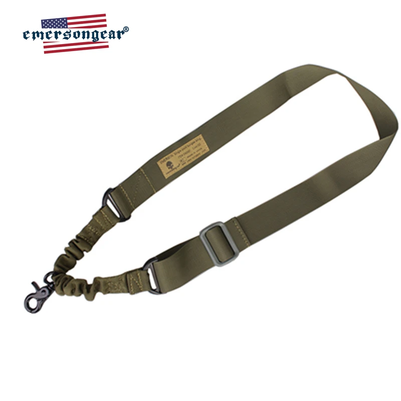 Tactical Single Point Bungee Rifle Gun Sling Hunting Belts with Metal Buckle 