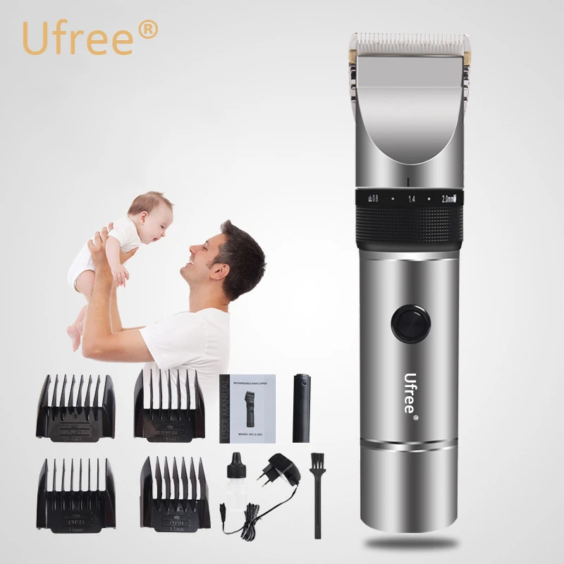 

Ufree Electric Professional Hair Trimmer Men's Hair Clipper Chargeable Hair Cutting Machine for Men Trimmer Cutter U-363
