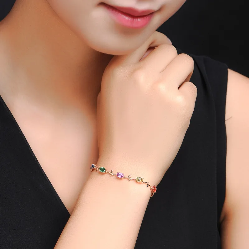 

ZTUNG BSC4 Colors Stone 2019 Classic women fine jewelry bracelet, for lady bangles,simpler eardrop as a wedding gift women