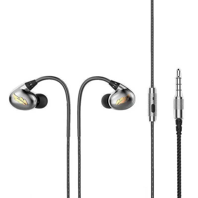 Beteran Mr Zhou Dynamic HiFi Music Monitor DJ Studio Stage IP3X Sports Metal Audiophile Earphones Earbuds W Mic