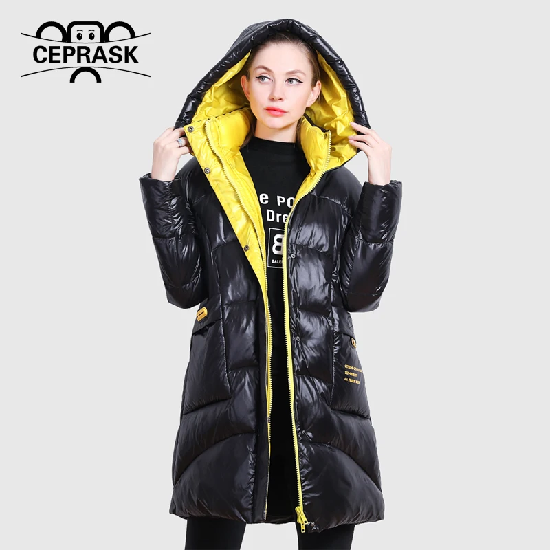 パーカー-女性の冬のジャケット 綿の衣服 厚くて暖かいフード付きコート ルーズフィット 女性のアウター 新しいコレクション2023 女性の冬のジャケット,高品質,明るい色,ブランドのコート,襟付き