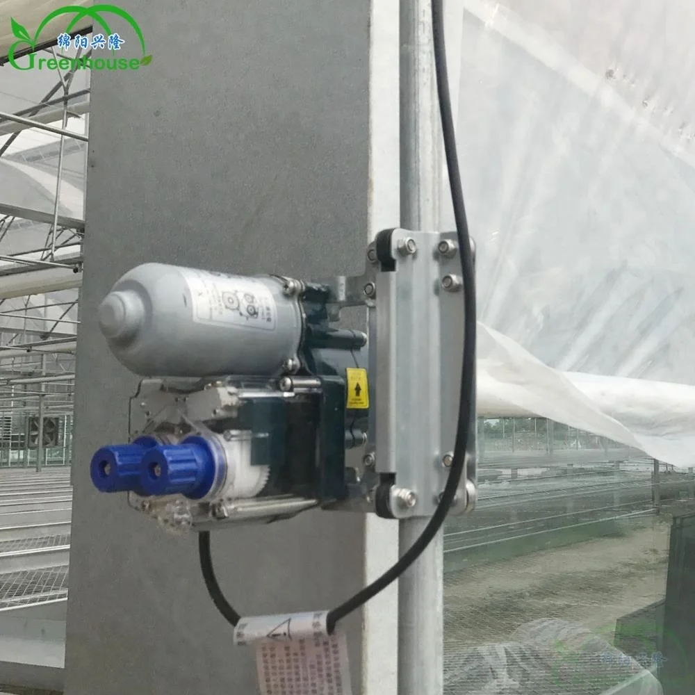 

Film Roll Up motor for greenhouse