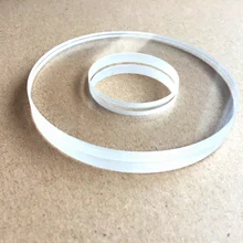 Оптическая Призма индивидуальная обработка канавок для K9 перфорированного стекла Призма диск оптического кварца прозрачное плоское зеркало