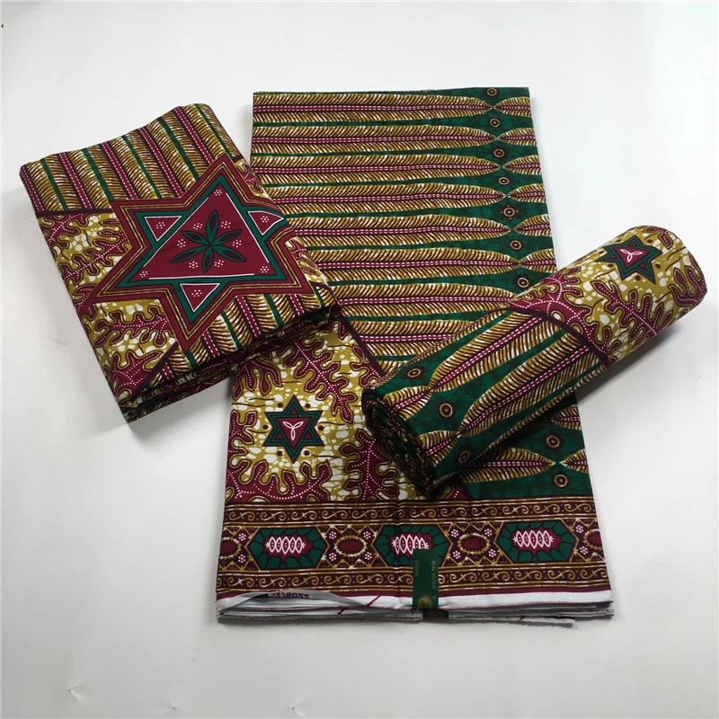 2021 New Hot Sale African Wax Fabric Cotton Material Nigerian Ankara Block Prints Batik Dutch High Quality Sewing Cloth VL-51