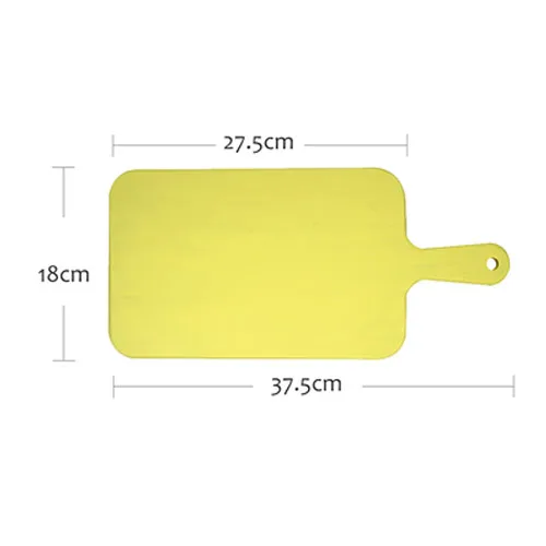 Yellow JINSERTA деревянный поднос для сервировки десерта, пирога, закуски, тарелка, красочный домашний Ресторан, Бар, кофе, чай, кофе, молоко, декоративный поднос - Цвет: Yellow