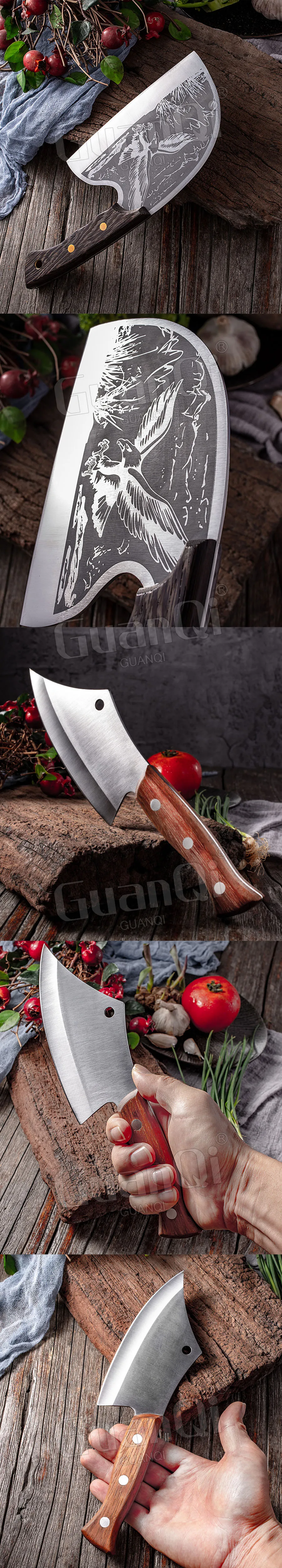 Handmade Fileting Slicing Butcher Knife Cutelo de