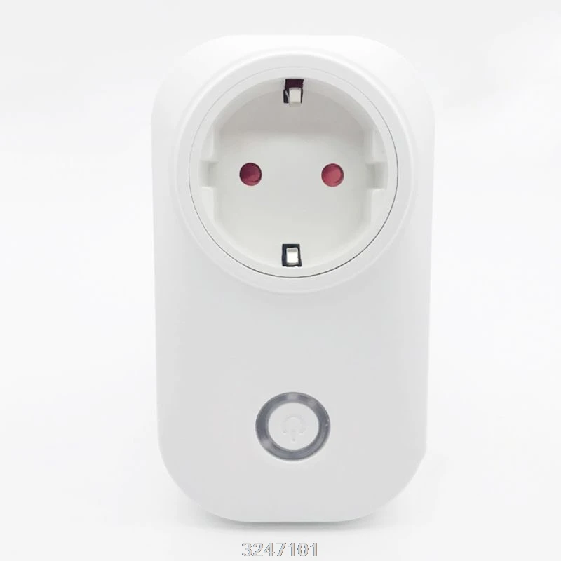 ЕС Wi-Fi Смарт-разъем питания приложение Tuya розетка таймер функция для Google Home Alexa