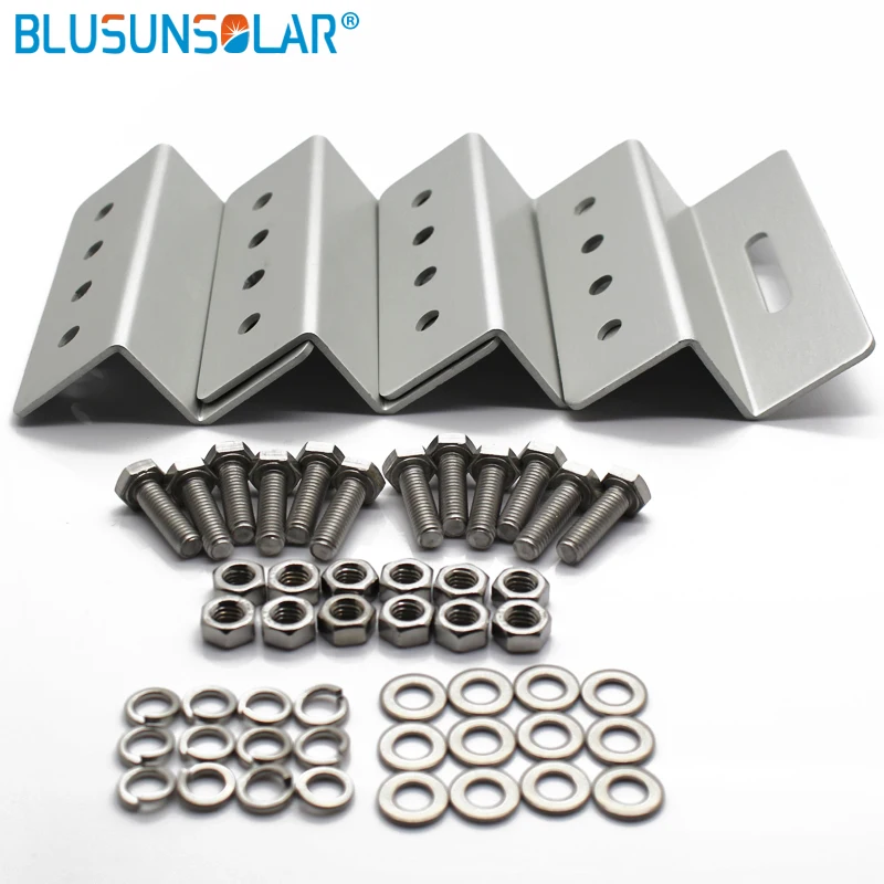 

2 sets Z- mounting 100% Aluminum Solar Panel Roof Mounting Bracket for carvan roof