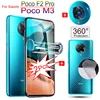 Película de hidrogel de cubierta completa para Xiaomi Poco F2 Pro protector pantalla Poco X3 NFC cámara de vidrio suave Xiaomi Poco M3 película trasera ► Foto 1/6