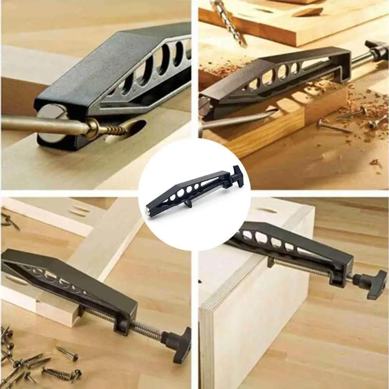 

Woodworking Pocket Hole Joint Fixed Clamp Slant Hole Pull Clip Fixing Clamp