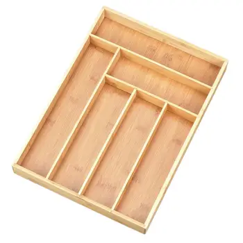 

1PC Cutter Fork Storage Box Compartmentalized Storage Box Cutter Organizing Box for Cafe Room Dorm