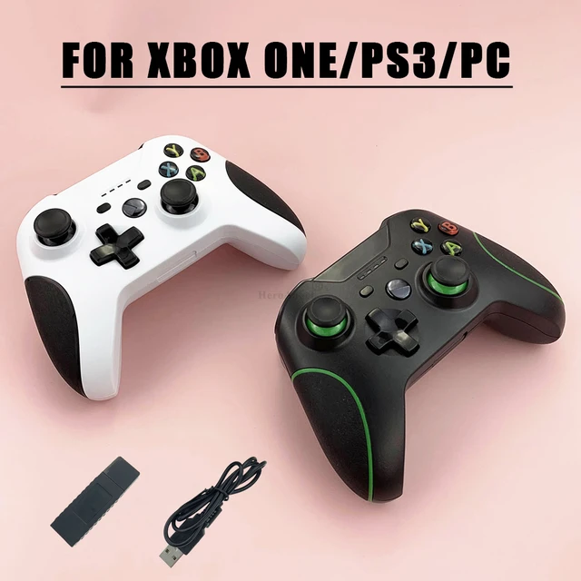 Gamepad sem fio para Xbox One, PC Joystick, Windows 7, 8, 10, Controlador  de jogos para console PS3, 2.4G - AliExpress