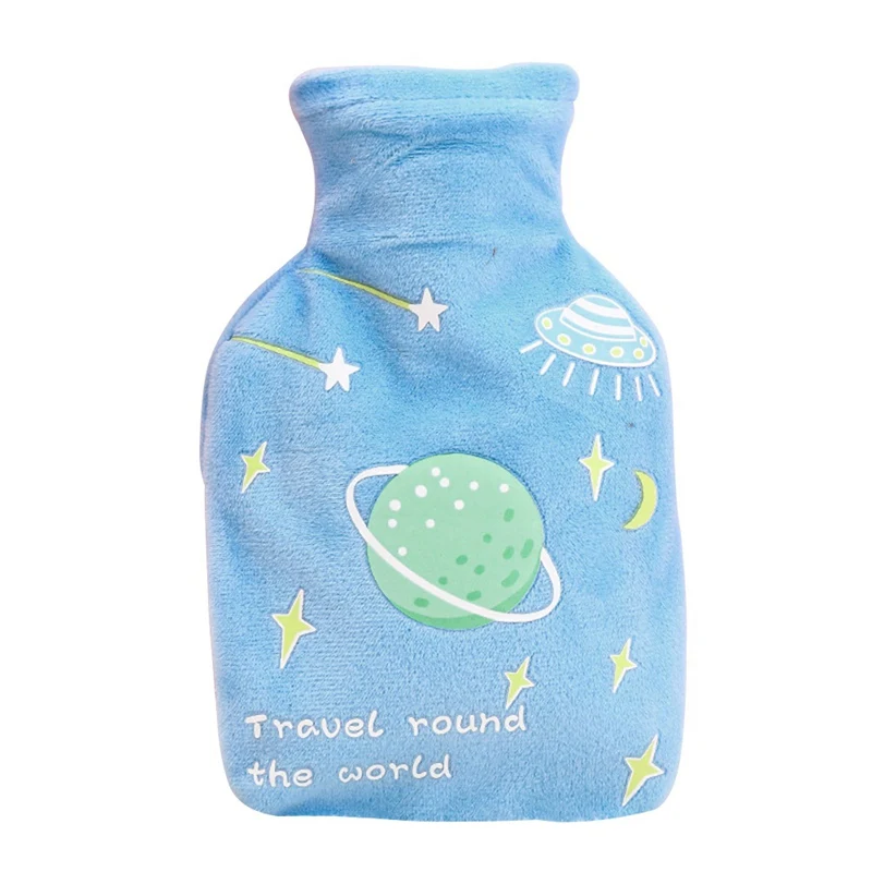 Брендовая новая бутылка мягкая сумка для горячей воды плюшевая Студенческая прочная мультяшная переносная зимняя теплая