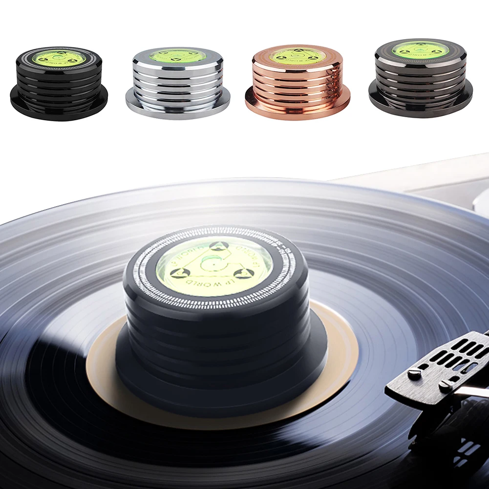 Stabilisateur universel de disque vinyle 50/60HZ, avec support de poids de  7mm