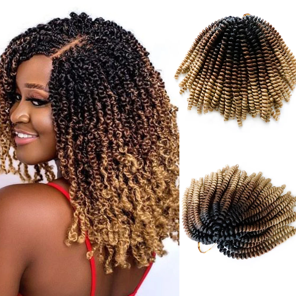 8inch Passion Twist Crochet Hair Spring Twist Hair Crochet Braids Synthetic Braiding Hair Extensions Crotchet Rainbow 30Roots abc очиститель поверхностей passion of spring 900