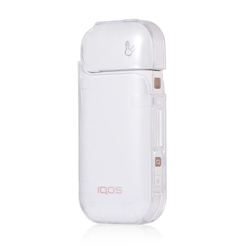 Защитные прозрачные чехлы для ПК для IQOS 2,4 Plus Charge Box анти-падение Ecig чехол Аксессуары - Цвет: Normal case