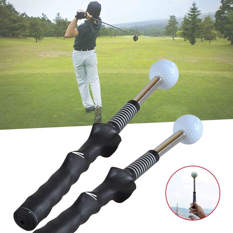 Инструменты для обучения гольфу, тренажер для качания, регулируемое выравнивание, коррекция, помощь для гольфа