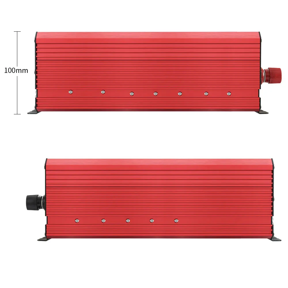 Vehemo солнечный Мощность инвертор DC12V/24 В к AC110/220 В адаптер конвертер авто Инвертор из алюминиевого сплава преобразователи автомобильный инвертор светодиодный