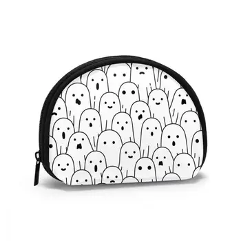 

Make Up Bag Travel Women Ghost Evil Cartoon Illustration Zipper Fashion Women Travel Organizer Cosmetic Bag 2021