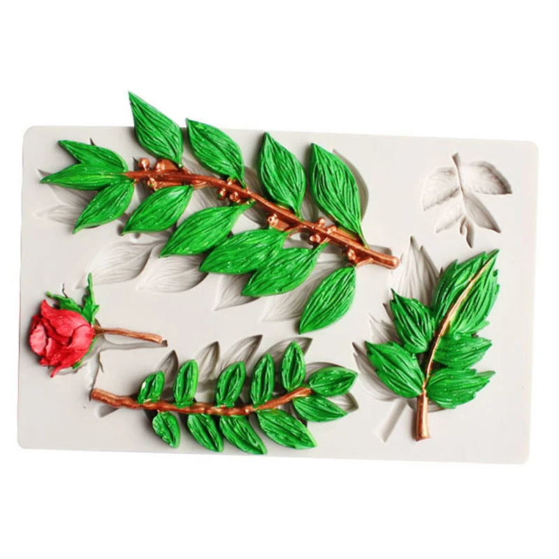 DIY лепесток цветка розы торт границы силиконовые формы кекс испечь инструменты