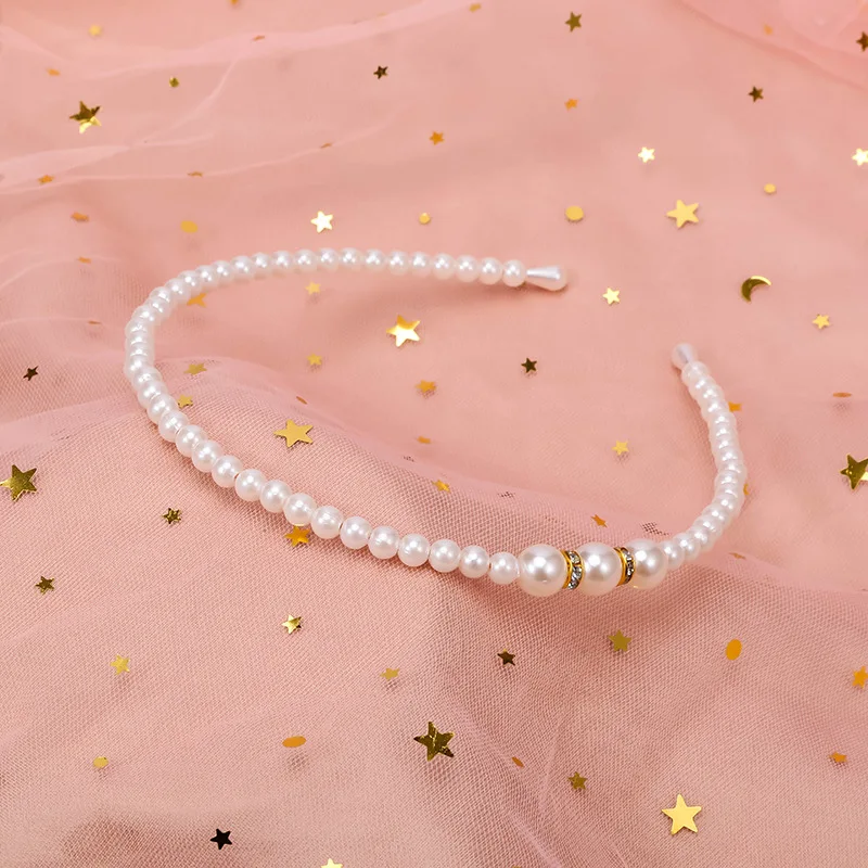 New Sample design Imitation Pearl Hair Band Girls Accessories Women Headband Wedding Party Bridal Hoop | Украшения и аксессуары