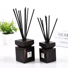 100ml/200ml Reed Diffuser Refill Accessaries Empty Glass Bottles Rattan Sticks and Wooden Caps for Home Decoration