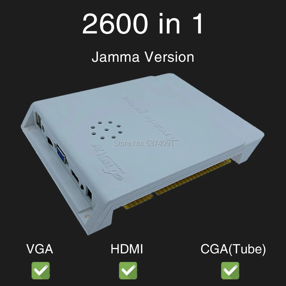 2600 в 1 Pandora игровая Коробка X аркадная-версия Jamma доска для аркадного шкафа машина монетное управление HD видео 3D игры HDMI VGA CGA - Цвет: box