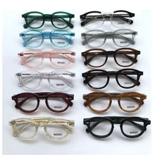 Очки от Jonny Depp, оптические очки, оправа для мужчин и женщин, компьютерные прозрачные очки, фирменный дизайн, ацетат, Ретро стиль, высокое качество, Q313