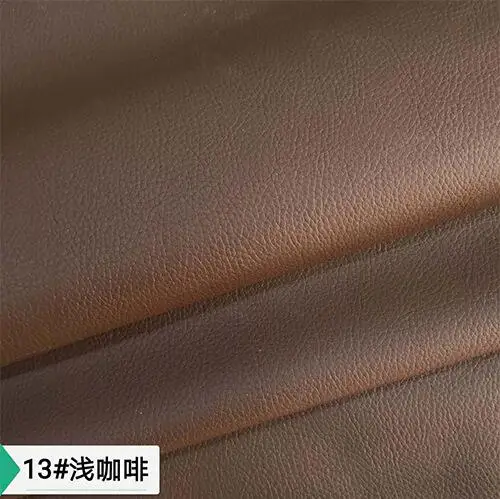13 Nice PU leather Fabric, Faux Leather Fabric for Sewing, PU artificial leather for DIY bag material - Цвет: 13