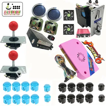 

NEW Pandora Box 6 1300 in 1 Mutli Game Board Coin Acceptor Power Jamma Harness wire joystick Buttons DIY Accessories Arcade Kits