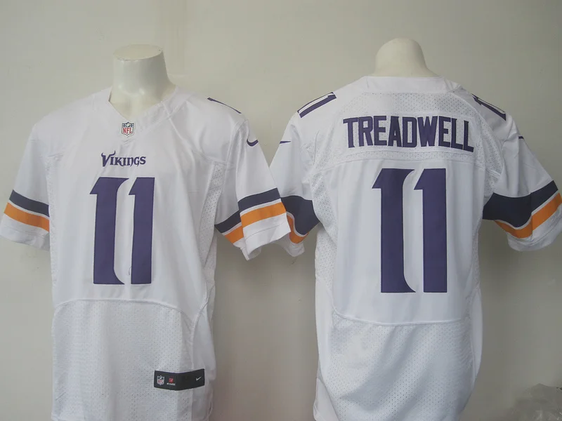 Белый Stitiched, Minnesota s, проект, Laquon Treadwell для мужчин Джерси - Цвет: Белый