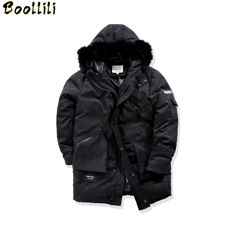 

Winter Coat Boollili Men Plus Size Puffer Jacket Men 90% White Duck Down Jacket Korean Warm Parka Doudoune Homme