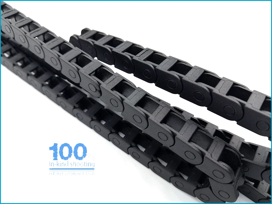 1Meter 5x5mm Wire Carrier Cable Drag Chain For CNC Router Engraving Machine Roller Plastic Transmission Chain Free shipping 12