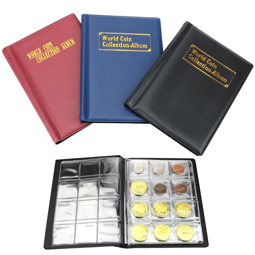 Deluxe Coin and Banknote Collection Album - 120-Piece PVC Set