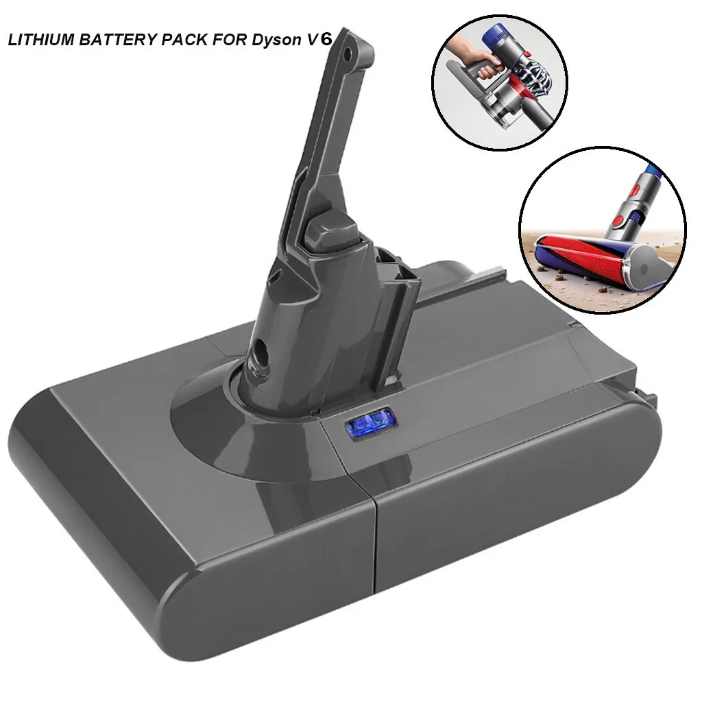 

Yangmaile 3200mAh 21.6V Replacement Battery for D-yson V-6 DC58 DC59 DC61 DC62 DC72 DC74 Cleaner Rechargeable Batteries