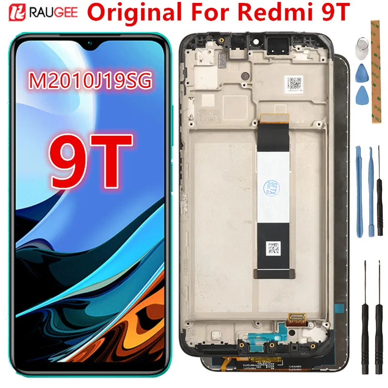 ЖК-дисплей и сенсорный экран для Xiaomi Redmi 9 T M2010J19SG 10 точек касания | Мобильные