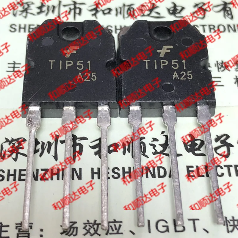 Original New 2pcs / TIP51 TO-3P 250V 3A TO3P