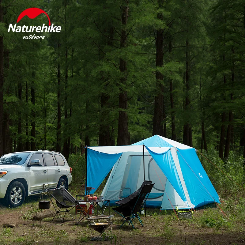 Naturehike открытый 4 6 человек одна комната два зала мульти водонепроницаемый парк