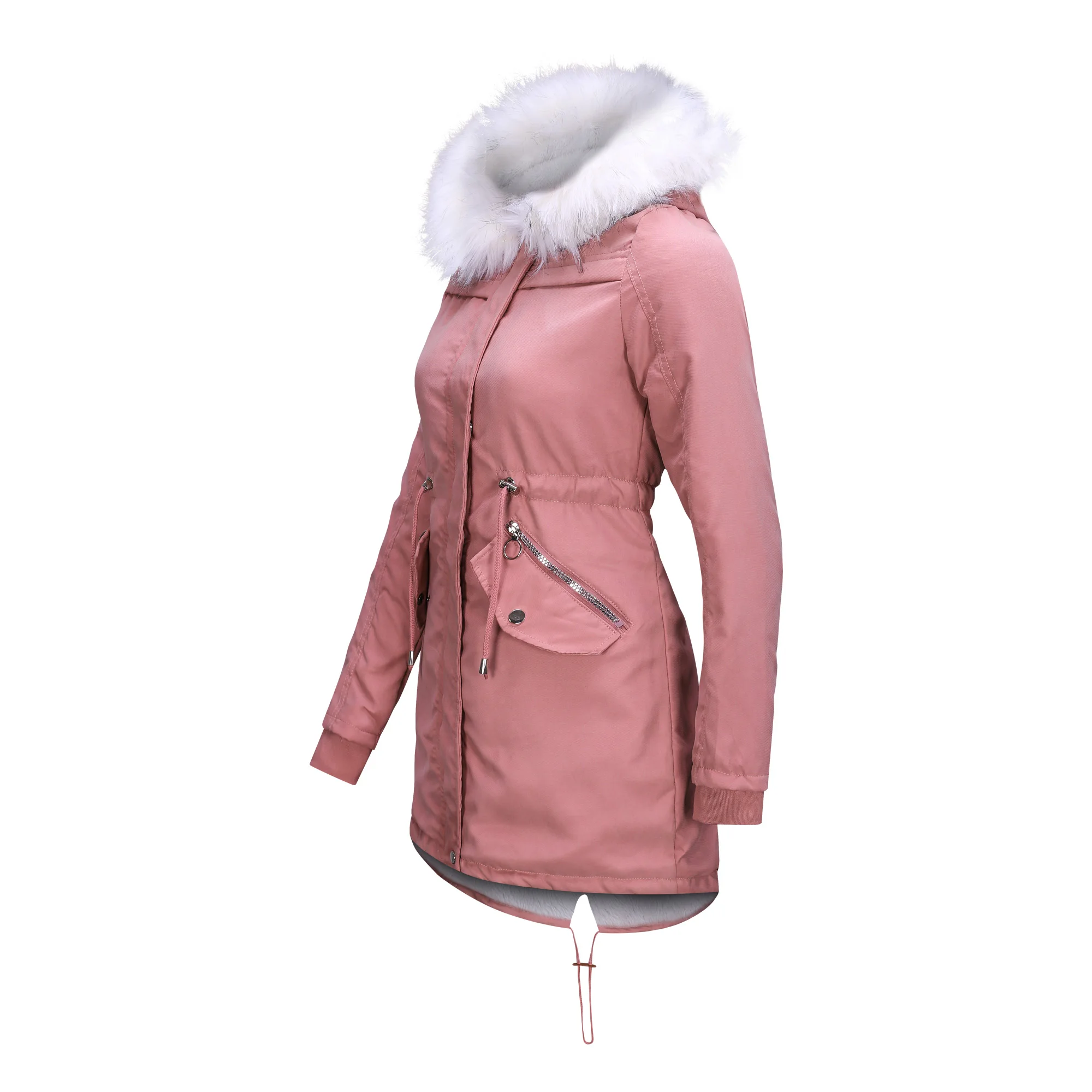 Зимние пальто, женские куртки, длинные теплые толстые женские повседневные военные меховые топы, куртки, пальто, дропшиппинг