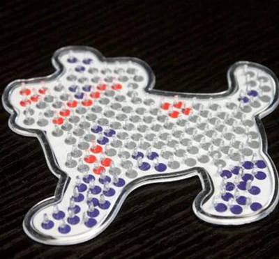 Dog Хама бусины доски шаблон 5 мм Perler основы для бусин доска с узорами Peg доски железные предохранители бусины шаблоны Tangram Jigsaw Board - Цвет: Dog