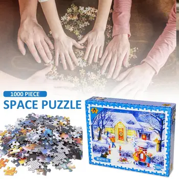 

Puzzles 1000 Pieces Wooden Assembling Picture Landscape Puzzles Toys For Adults Children Kids Games Educational Toys
