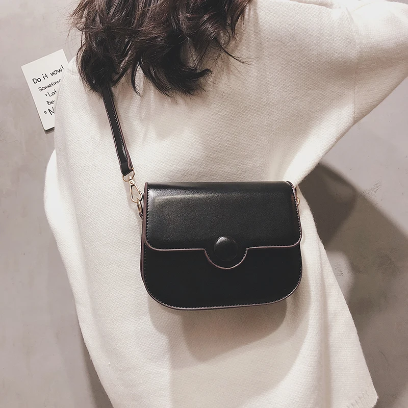 

2020 New Pattern Leather Crossbody Bags For Women Fashion Solid Mini Shoulder Bag Female Handbags Purses Handle Messenger Bags
