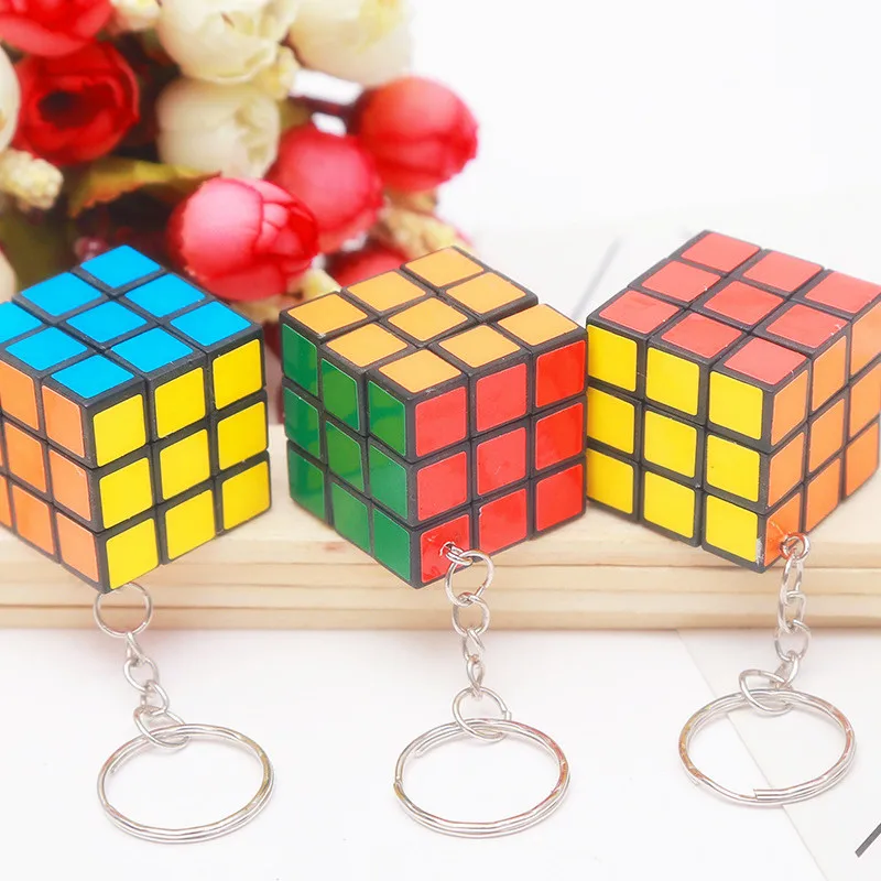 Магические кубики брелок 3x3x3 3 см магические Кубики подвеска Твист Головоломка
