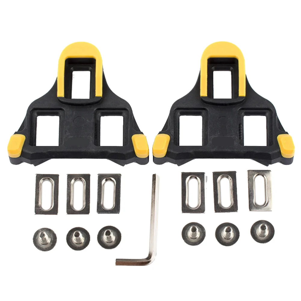 

A Pair of Durable Professional Bike Cleats Cycling Road Bike Cleat Set (Red)