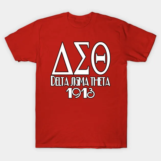 Мужская футболка Delta Sigma Theta 1913 год основания Футболка женская | одежда