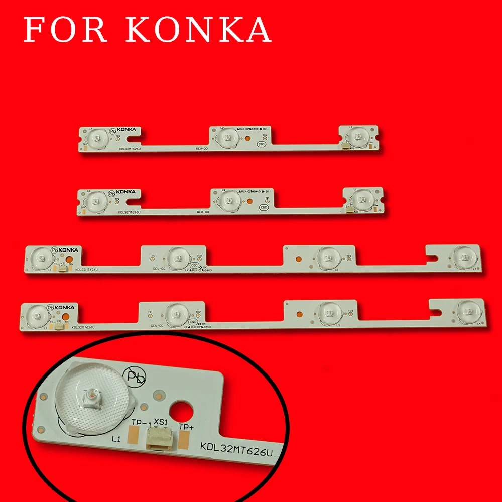 4-100 шт. оригинал для Konka KDL32MT626U 4 светодиода и 3 35019055 35019056 световая балка 32 дюйма