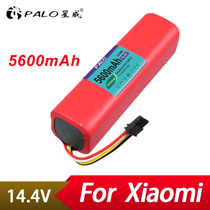 Пало 5600 mAh литий-ионный аккумулятор для xiaomi mi Вакуумный робот робототехники очиститель mi робот пылесос аксессуары roborock S51